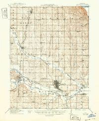 1915 Map of Falls City, NE — High-Res, 1949 Print | Pastmaps