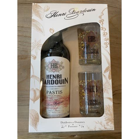 Coffret Pastis Henri Bardoin Verres Achat En Ligne