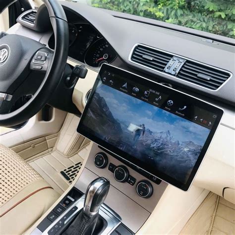 128 Six Core Universal Double Din Head Unit 100° Rotation Screen And