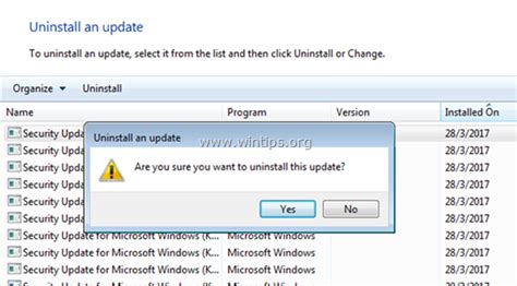 How To Uninstall Updates In Windows 1087 Os