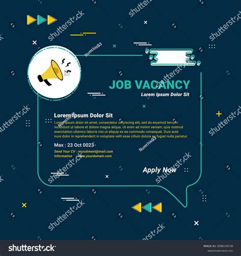 9,426 Job Vacancy Template Images, Stock Photos & Vectors | Shutterstock