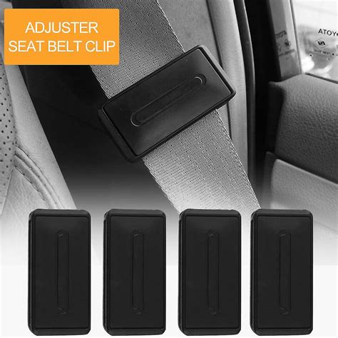 4 Pcs Seat Belt Clip Seat Belt Adjuster Seat Belt Holder Lockcar Seat Belt Clips Adjuster For