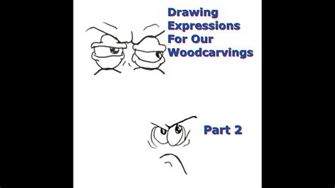 Wood Carving How To Draw Expressions On Your Wood Spirits Part Youtube