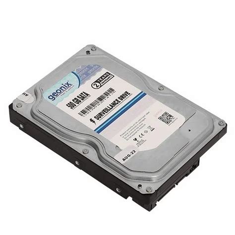 Geonix SATA Hard Drive, Capacity: 500GB, Memory Size: 1 Gb at Rs 1500 in Faridabad