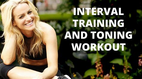 Interval Training And Toning Workout For Women Tracy Campoli Fat Burning Workout Youtube