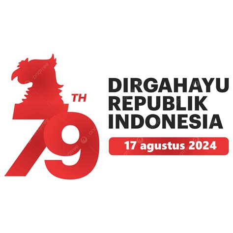 Image Of The Official Logo Of Hut Ri 79 Vector Hut Ri 79 Happy Indonesia Indonesian