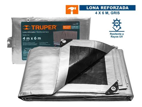 Lona Reforzada X M Gris Truper Env O Gratis