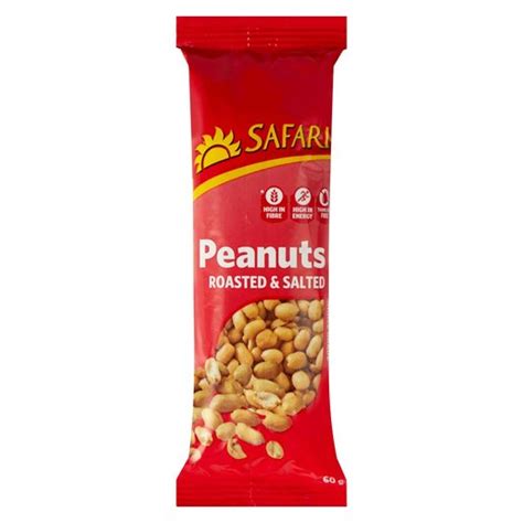 Safari Peanuts Roasted And Salted 60g Pnp