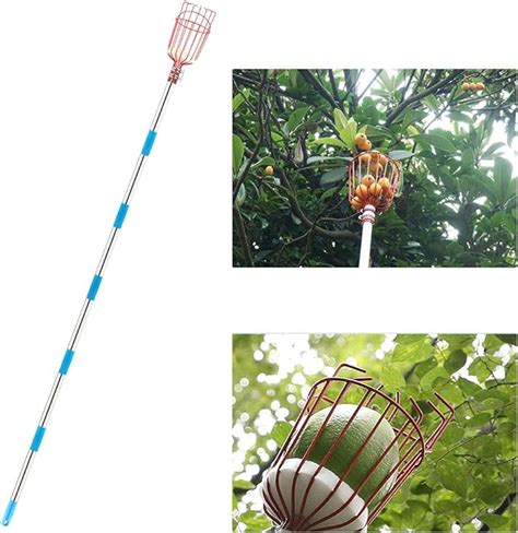 Amazon Bestfire Fruit Picker Tool Foot Fruit Picking Pole With