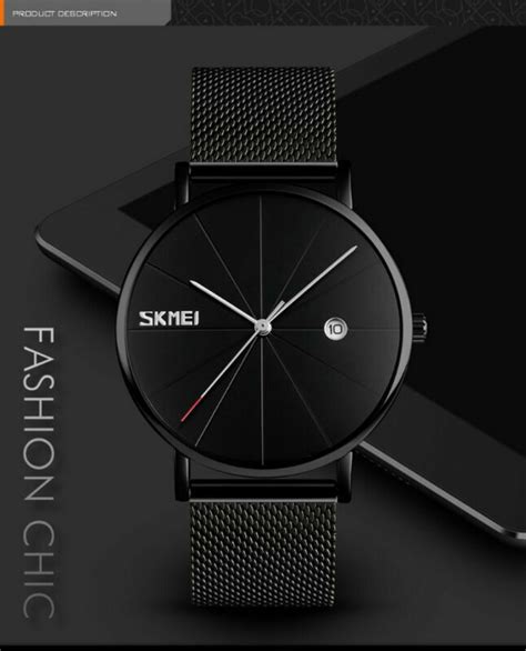 SKMEI Luxury Watch Ultra Thin Steel Band Men S Quartz Watches