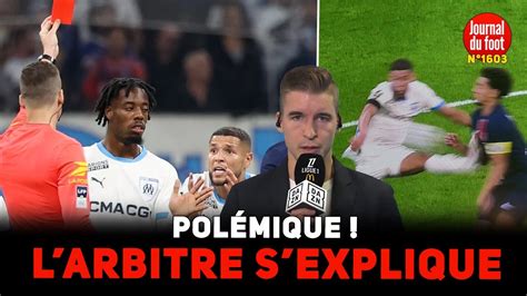 CLASSIQUE OM PSG l arbitre EXPLIQUE son carton ROUGE POLÉMIQUE