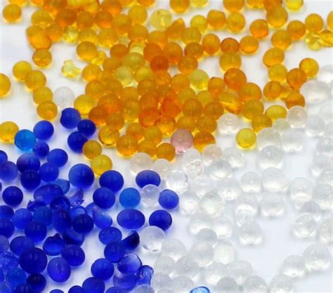 Bulk Price White Blue Orange Color Desiccant Silica Gel Beads Packet