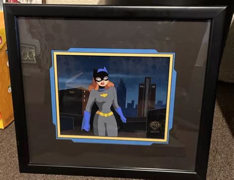 Batman Animated Series Original Production Cel Batgirl Returns