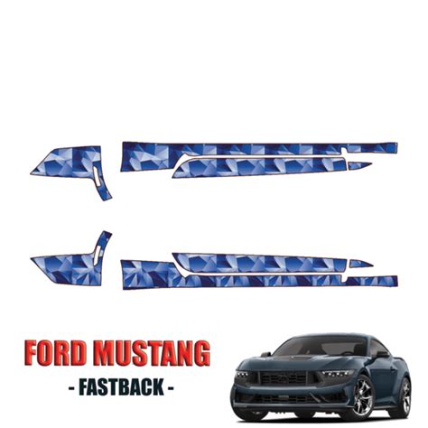 Ford Mustang Fastback Precut Paint Protection Kit Ppf Rocker Panels