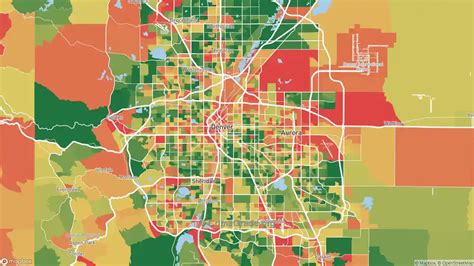 Denver County Co Violent Crime Rates And Maps