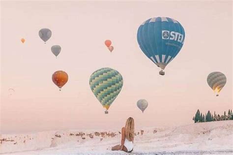 Pamukkale Hot Air Balloon Ride Certificate And 2 Meals In Antalya 2025