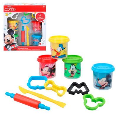 Plastilina Mickey Pack Botes Con Herramientas Hipergol