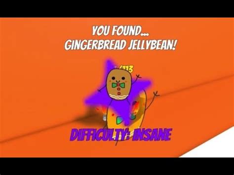 How To Get GINGERBREAD JELLYBEAN In Find The Jellybeans ROBLOX