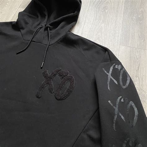 Handm Handm Xo The Weeknd Black Hoodie Sweatshirt Vintage Retro Grailed