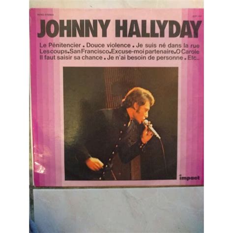 Le P Nitencier By Johnny Hallyday Lp With Brando Ref