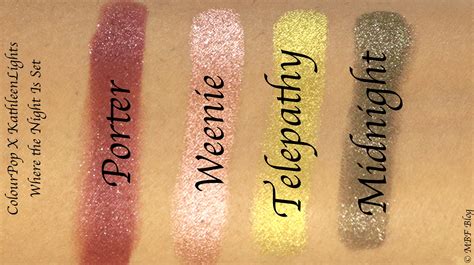 Colourpop Kathleenlights Where The Night Is Super Shock Shadow Set