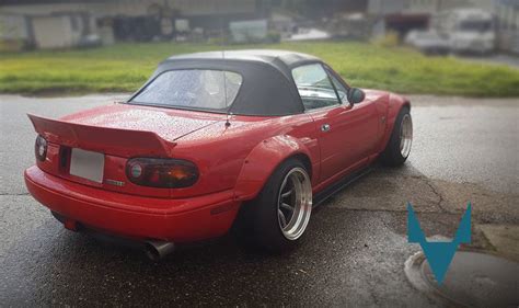 Mazda Mx5 Na Mk1 Wide Body Style Ducktail Spoiler Miata Eunos 2mtechnics