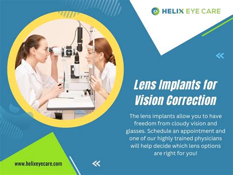 Lens Implants For Vision Correction By Helix Eye Care Medium