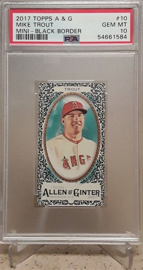 Yahoo Topps Allen Ginter Mini Black Border M