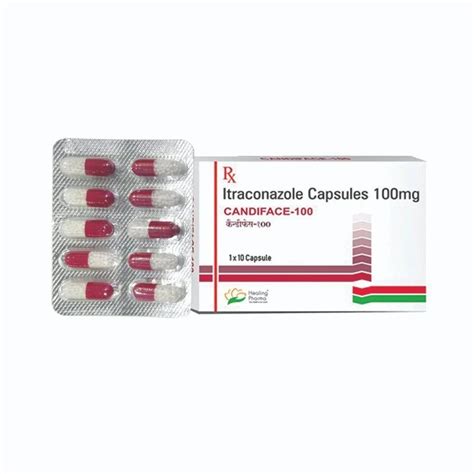 Itraconazole 100 Mg 200mg Capsules Treatment Used In Anti Fungal