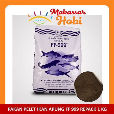 Jual Ff Pakan Pelet Makanan Bibit Ikan Apung Ff Hi Pro Vite