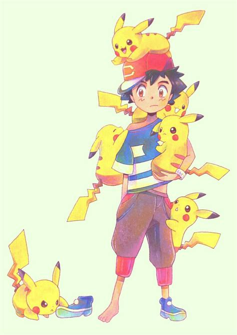 Ash And Pikachu Fan Art