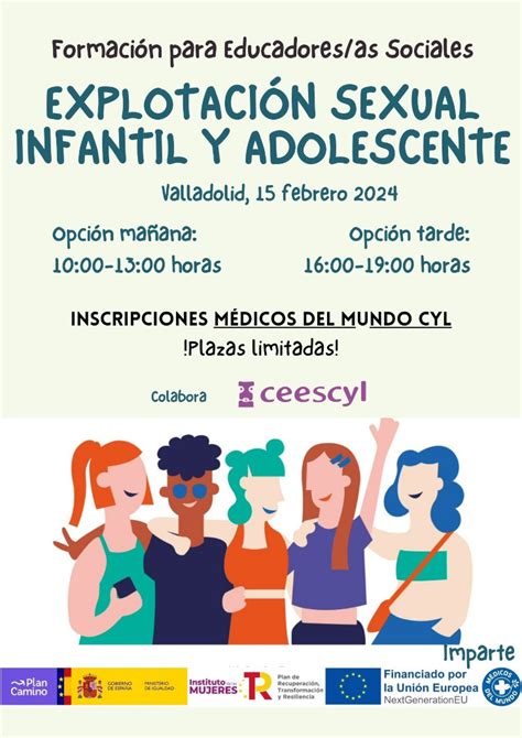 Explotación Sexual Infantil Y Adolescente Formación Para Educadores