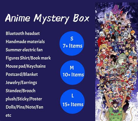 Jujutsu Kaisen Anime Mystery Box Custom Made Surprise Birthday Etsy