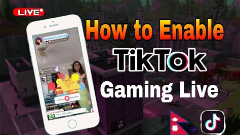 How To Enable Mobile Gaming Option On Tiktok Live How To Get Mobile