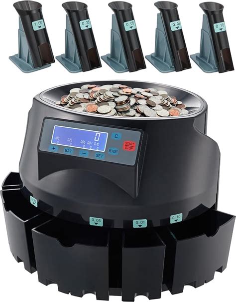 Vevor Usd Coin Counter Coin Sorters With Lcd Display Coin Sorter