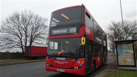 Journey On RATP London Route H98 SP40191 YR10FFW Scania N230UD