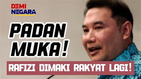 Padan Muka Rafizi Dimaki Rakyat Lagi Youtube