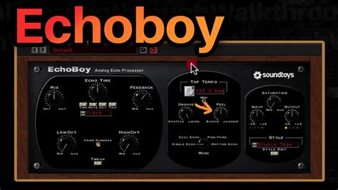 Soundtoys Echoboy Guide Comprehensive Plugin Walkthrough Youtube