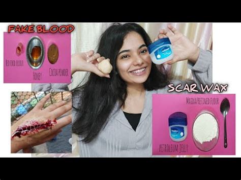 HOW TO MAKE SCAR WAX AND FAKE BLOOD YouTube