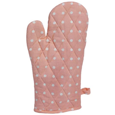 Classic Spot Cotton Oven Glove Pink Rex London