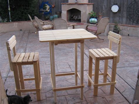 Outdoor Bar Table Plans Pdf Woodworking