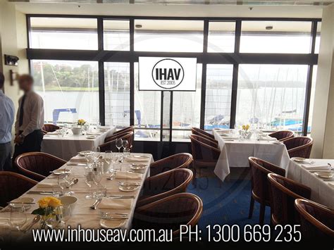 Royal Sydney Yacht Squadron Audio Visual Hire 17 - Inhouse Audio Visual