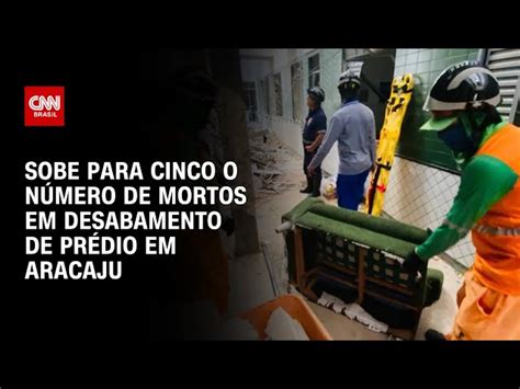 Sobe para cinco o número de mortos em desabamento de edifício em