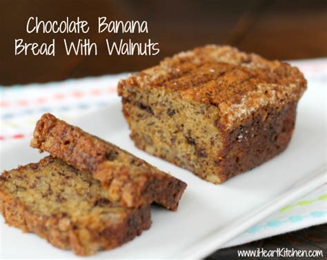 Chocolate Banana Bread With Walnuts - Best Recipe