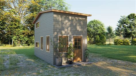 Beautiful Tiny House With Bedroom Loft Design Idea X Meters Only