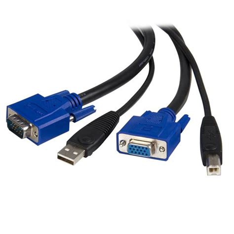 Startech Vga Male To Usb Female Kvm Cable Foot