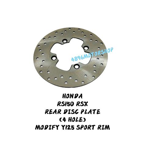 Honda Rs Rsx Rear Disc Plate Hole Mm Modify Pnp Y Z