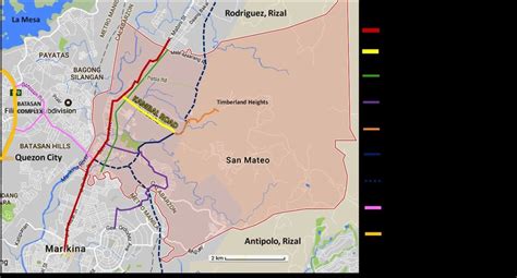 Major Road Network of San Mateo, Rizal B. Research Questions How can ...