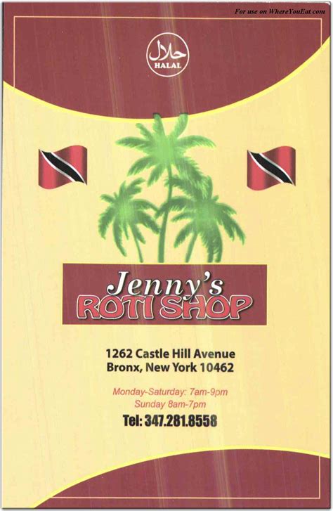 Shandra’s Roti Shop: Menu and Dining Information 16