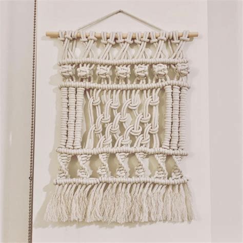 My First Tapestry Project From The Introduction To Macramé Course